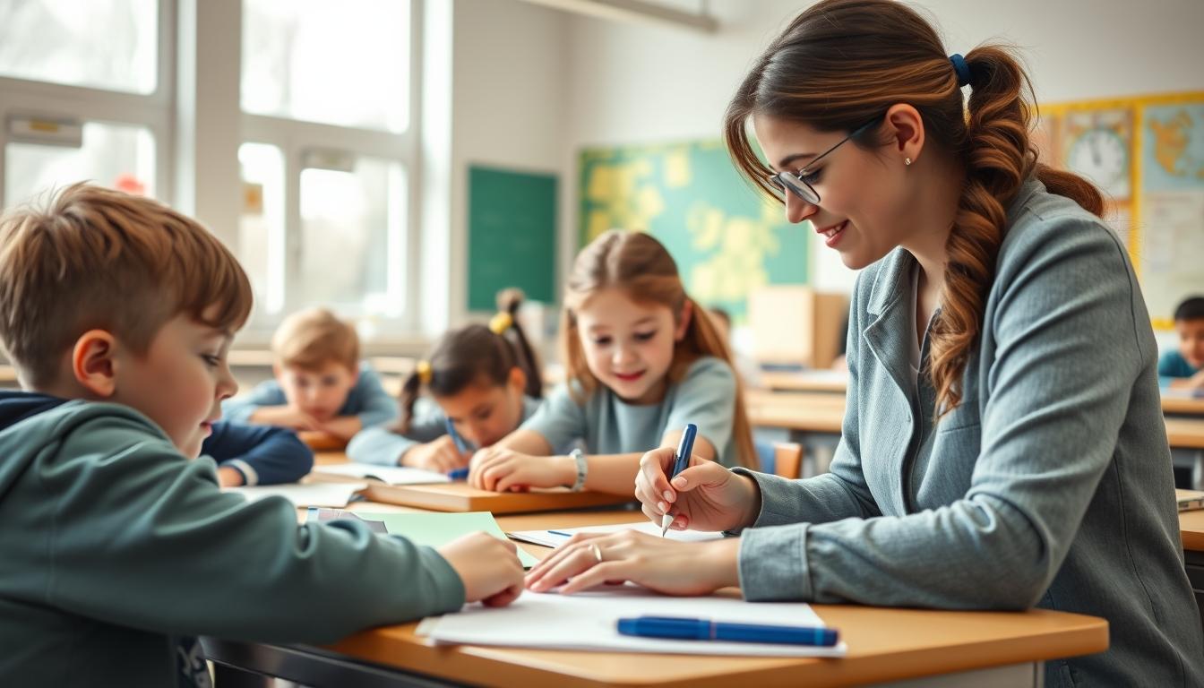 Structured study materials and learning resources on a desk